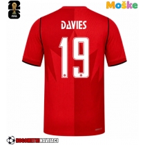 Moške Nogometnih dresov Kanada Alphonso Davies #19 Domači SP 2026 Kratki rokavi